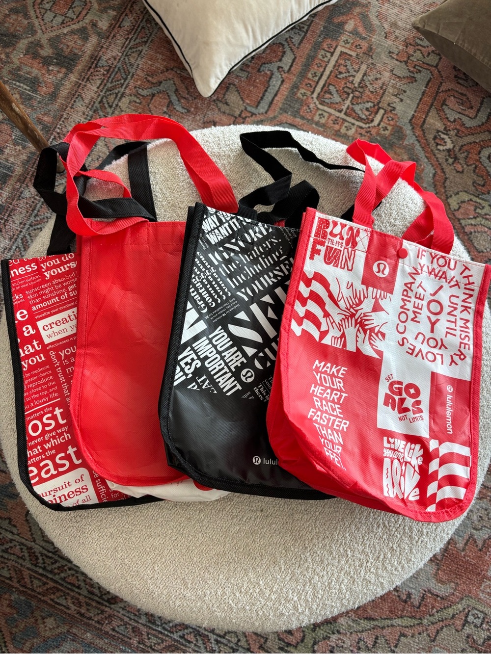lululemon reusable tote bags
